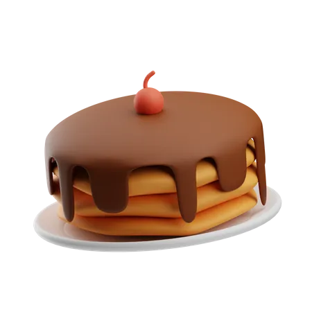 Pancake  3D Icon