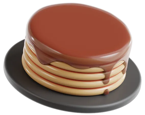 Pancake  3D Icon