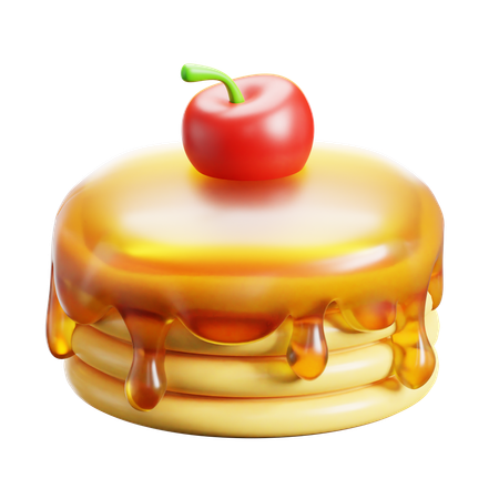 Pancake  3D Icon