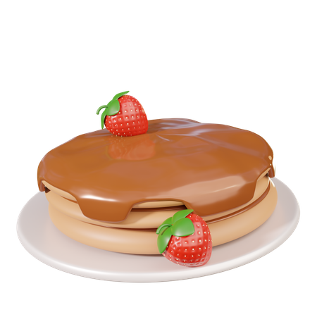 Pancake  3D Icon