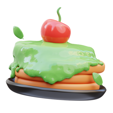 Pancake  3D Icon