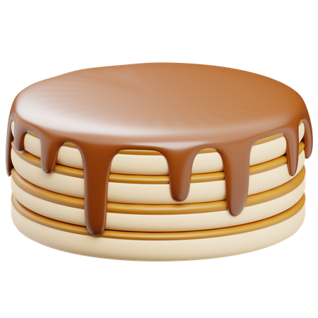 Pancake  3D Icon