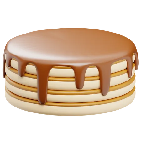 Pancake  3D Icon