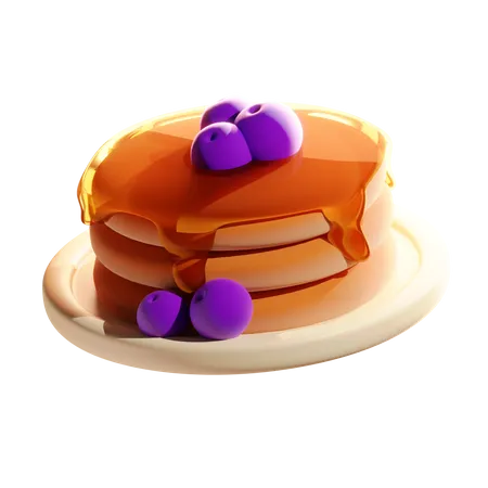 Pancake  3D Icon