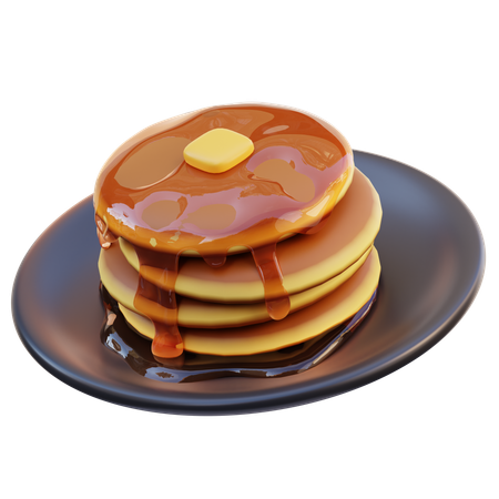 Pancake  3D Icon