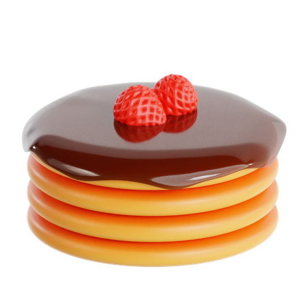 Pancake  3D Icon