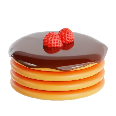 Pancake  3D Icon