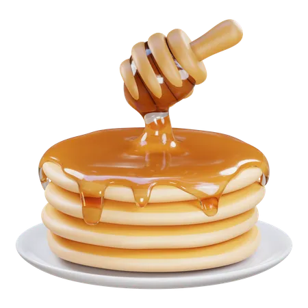 Pancake  3D Icon