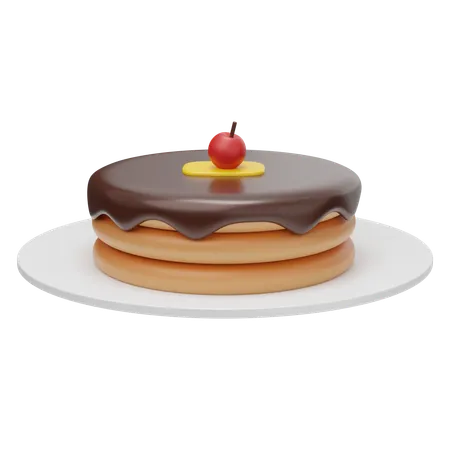 Pancake  3D Icon
