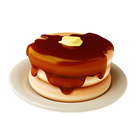 Pancake  3D Icon