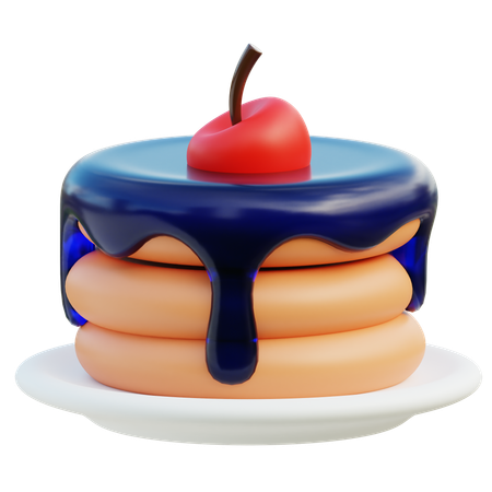 Pancake  3D Icon