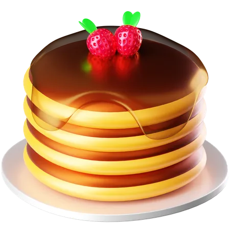 Pancake  3D Icon