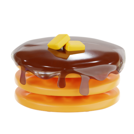 Pancake  3D Icon