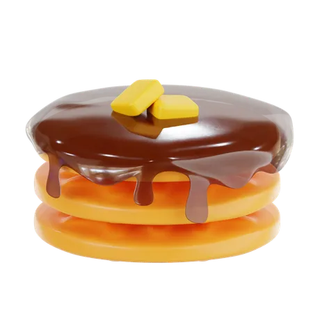 Pancake  3D Icon