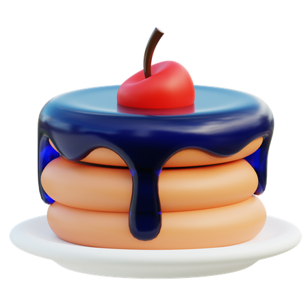 Pancake  3D Icon