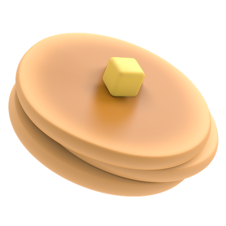 Pancake  3D Illustration