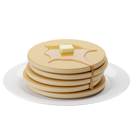 Pancake  3D Illustration