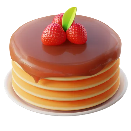 Pancake  3D Illustration