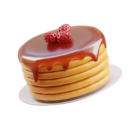 Pancake  3D Illustration