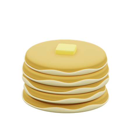 Pancake  3D Illustration