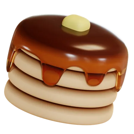 Pancake  3D Icon