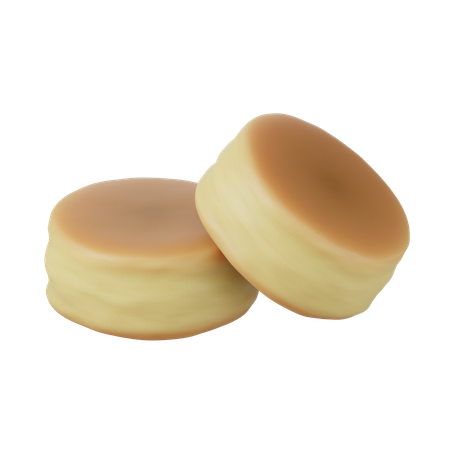Pancake Steamed Buns  3D Icon