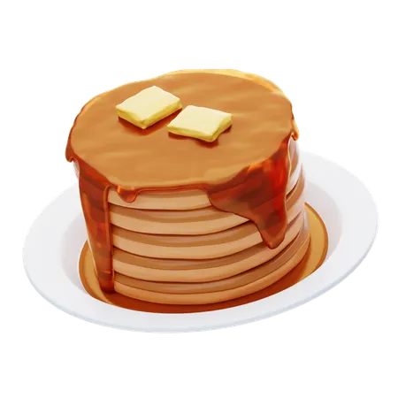 Pancakes Stack  3D Icon