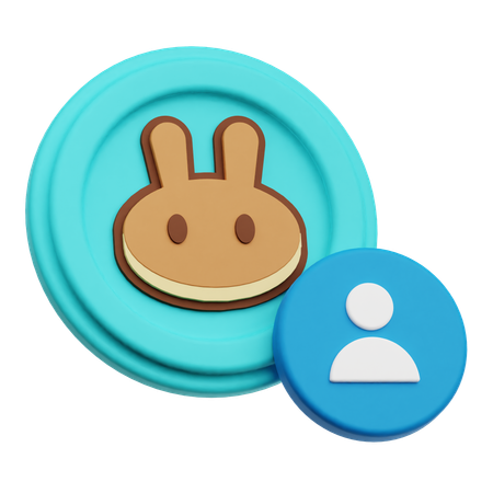 Pancakeswap Account  3D Icon