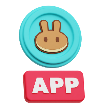 Pancakeswap App  3D Icon