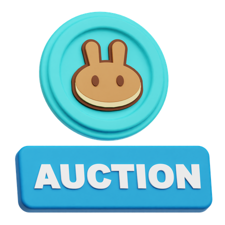 Pancakeswap Auction  3D Icon