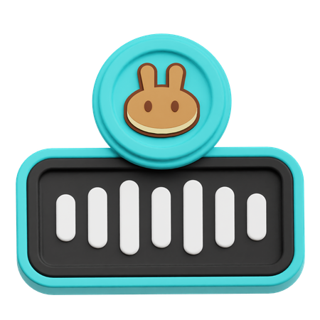 Pancakeswap Audio  3D Icon