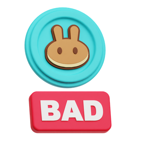 Pancakeswap Bad  3D Icon