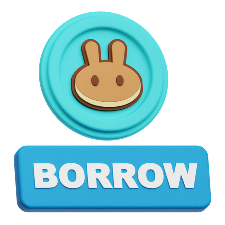 Pancakeswap Borrow  3D Icon