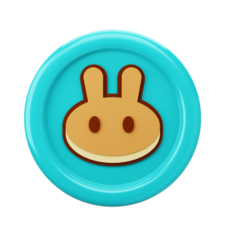 PancakeSwap CAKE Coin  3D Icon