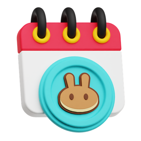 Pancakeswap Calendar  3D Icon
