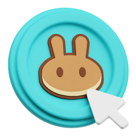 Pancakeswap Click  3D Icon