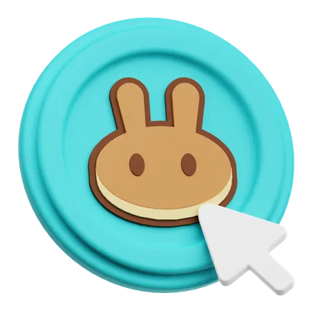 Pancakeswap Click  3D Icon
