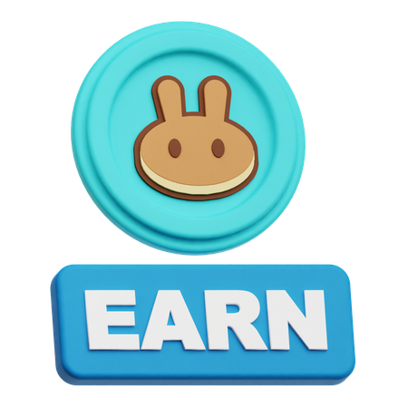 Pancakeswap Earn  3D Icon