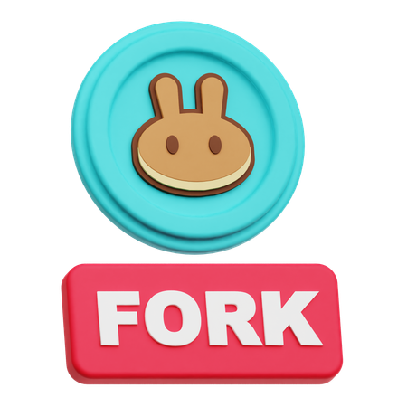 Pancakeswap Fork  3D Icon