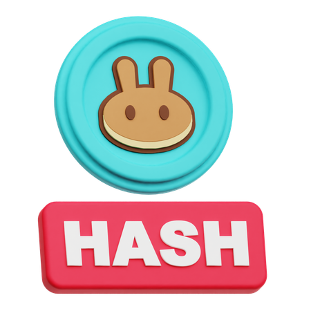 Pancakeswap Hash  3D Icon