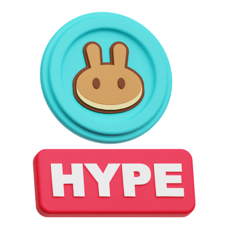 Pancakeswap Hype  3D Icon