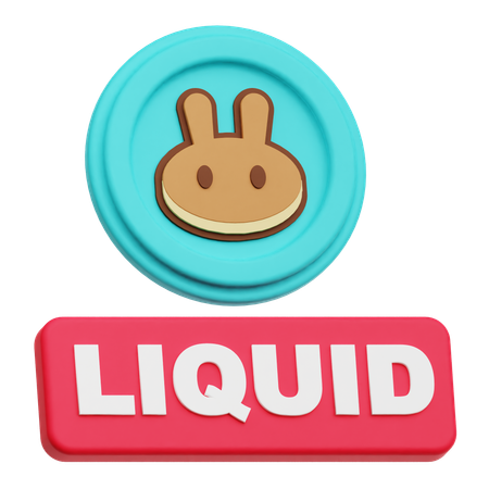 Liquide pancakeswap  3D Icon
