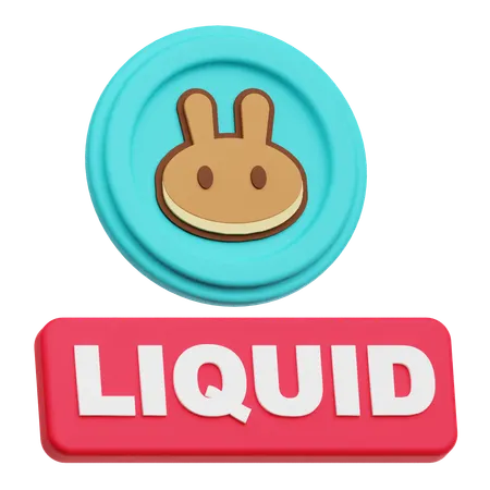 Liquide pancakeswap  3D Icon