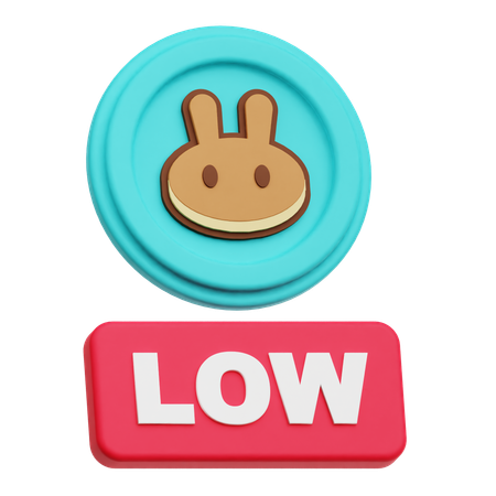 Pancakeswap Low  3D Icon
