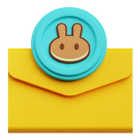 Pancakeswap Mail  3D Icon