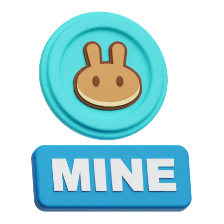Pancakeswap Mine  3D Icon