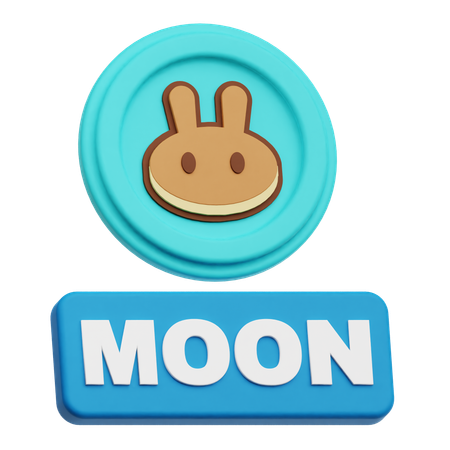 Pancakeswap Moon  3D Icon