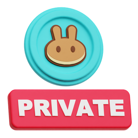 Pancakeswap Private  3D Icon