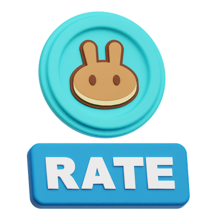 Pancakeswap Rate  3D Icon