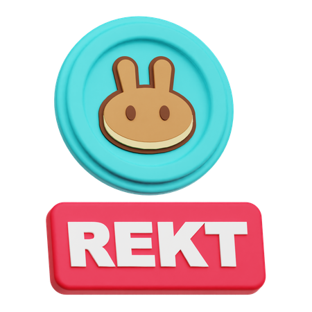 Pancakeswap Rekt  3D Icon